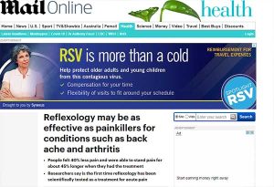 Reflexology and arthritis